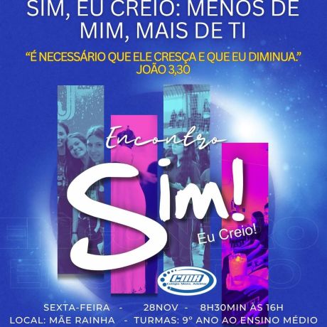  Já temos data marcada para o nosso SIM!