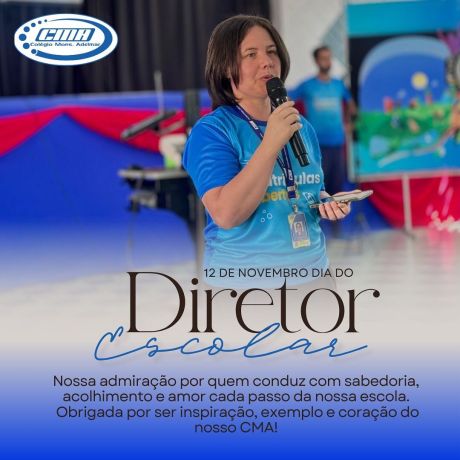 Feliz Dia do Diretor Escolar!