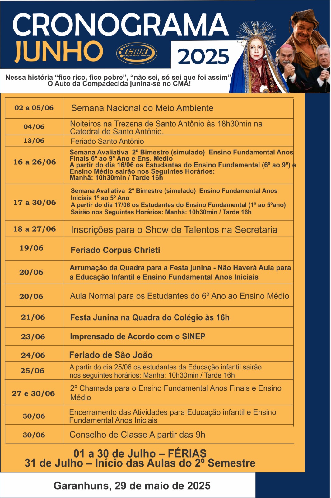 cronogramajunho25
