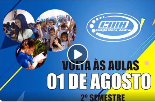 Mensagem de Boas Vindas